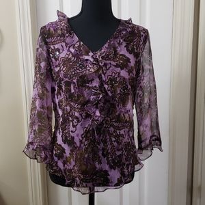 Vision Apparel Women's Silk Blouse